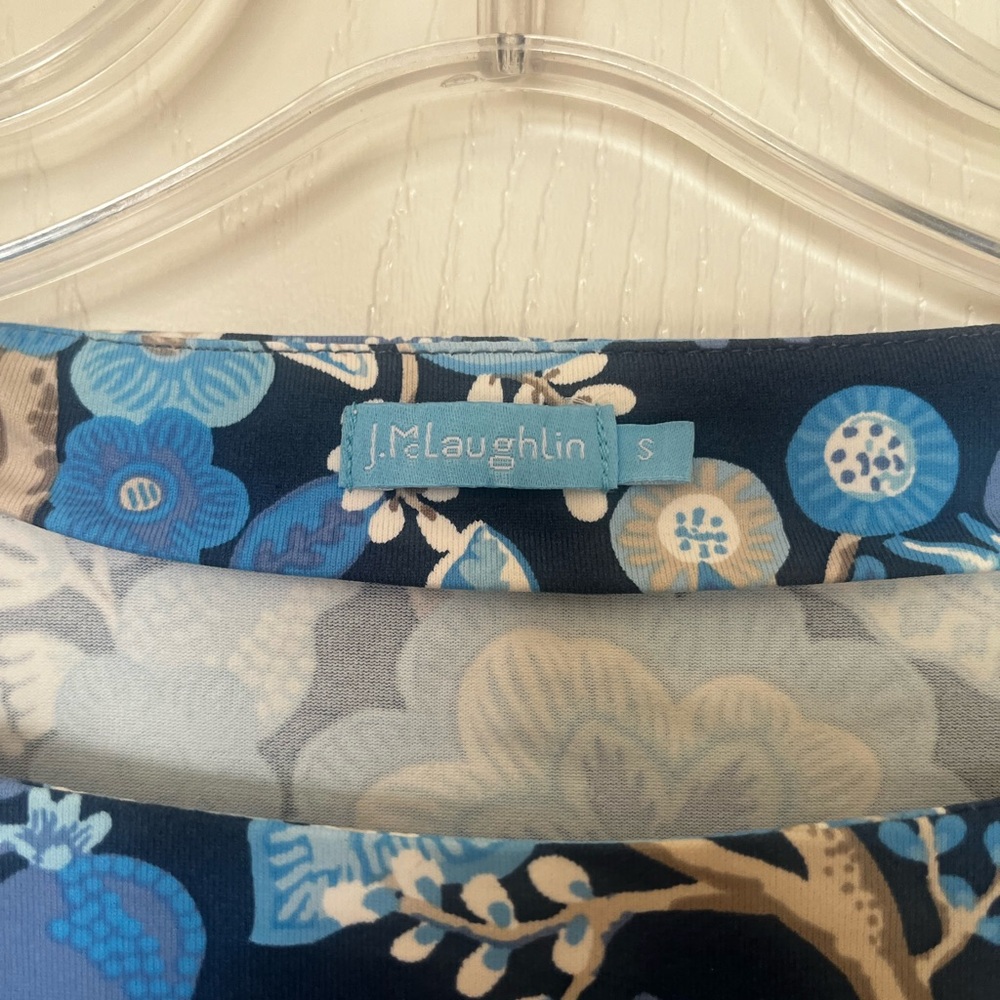 J. McLaughlin Marianne Floral Sucre Blossom Elephant Tie Waist Size Small - Picture 7 of 9